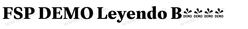 FSP DEMO Leyendo B字体转换 FSP DEMO Leyendo B字体转换